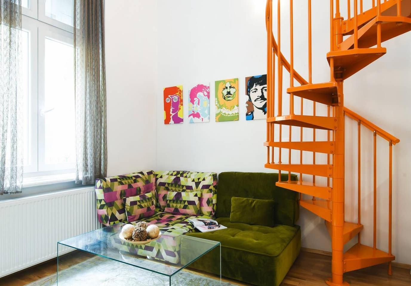 בודפשט Central & Colorful Studio With Air Conditioning מראה חיצוני תמונה